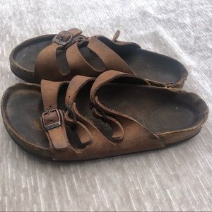 Birkenstock Sandals 37 Three Strap Condition Issues
